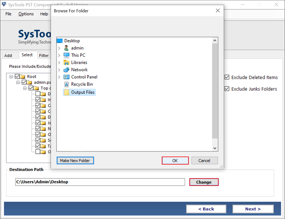 start compression process